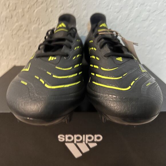 Adidas Predator League FT FG/MG Soccer Cleats Men Size 9.5 Black JI1118 NWT main image 4
